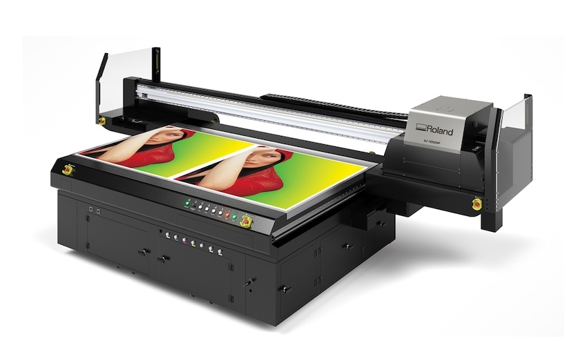 Roland 1000F UV Flatbed Printer