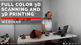 Full Color 3D Scanning and 3D Printing Webinar