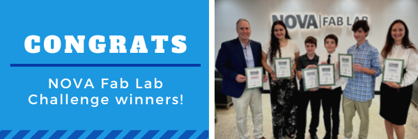 Congrats NoVa Fab Lab Challenge winners!