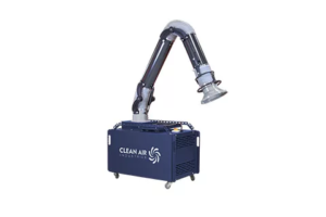 Eliminate harmful welding fumes and smoke at the source with the Clean Air Industries P1200 Portable Weld Fume Extractor