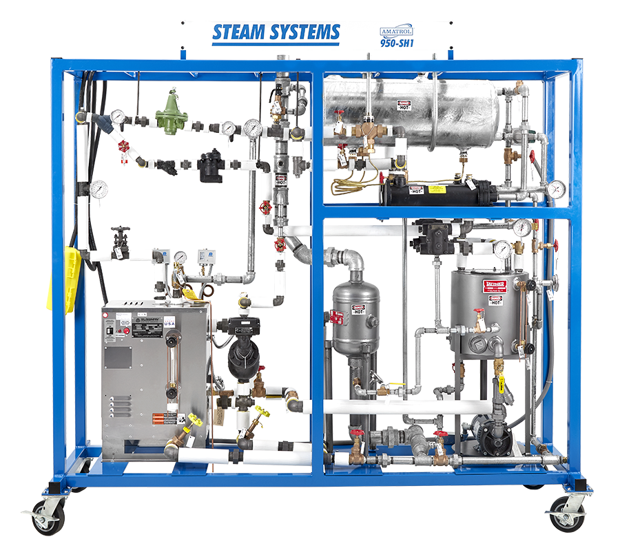 Steam systems trainer for HVAC programs