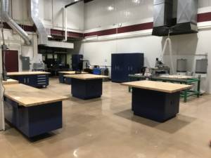 Boyd Tech High School engineering lab