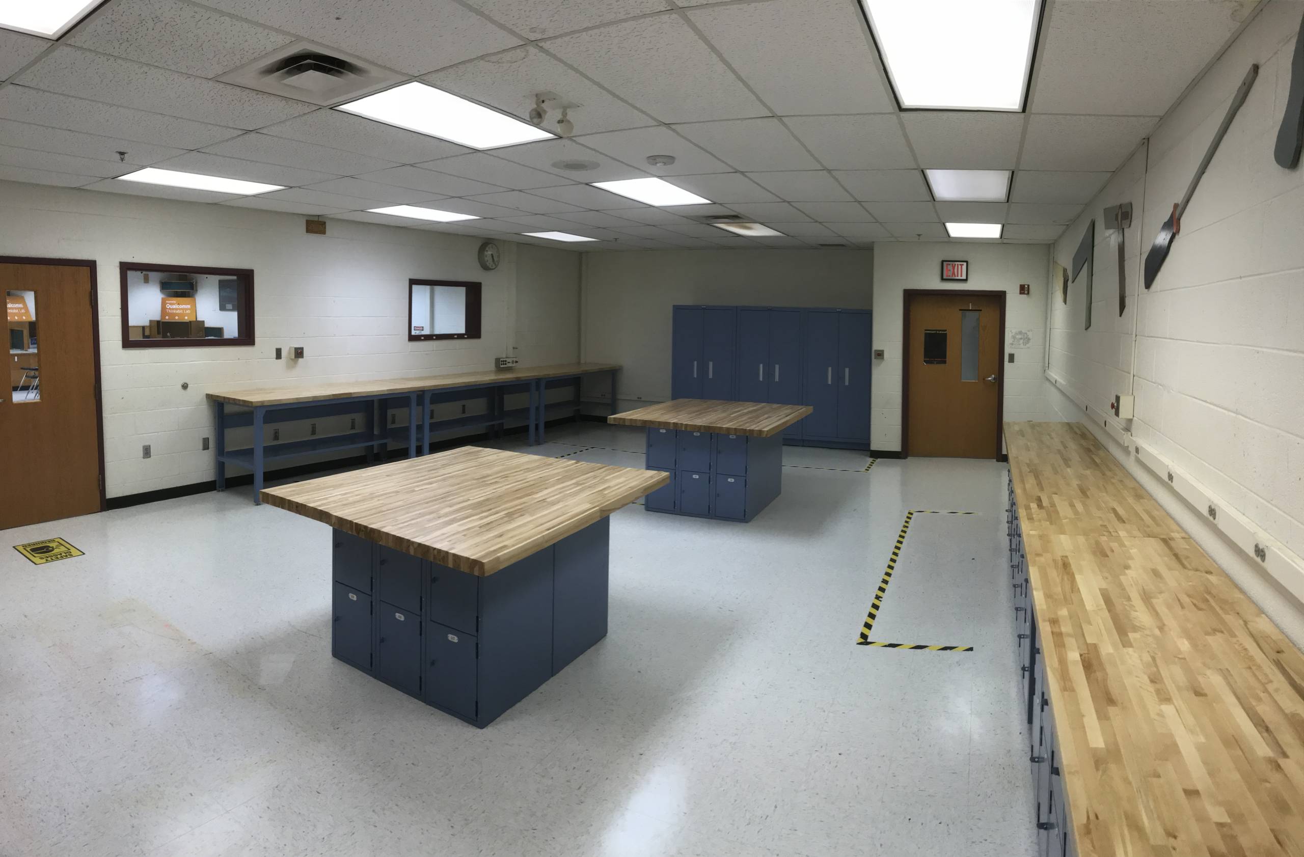 Poe Middle School storage room conversion