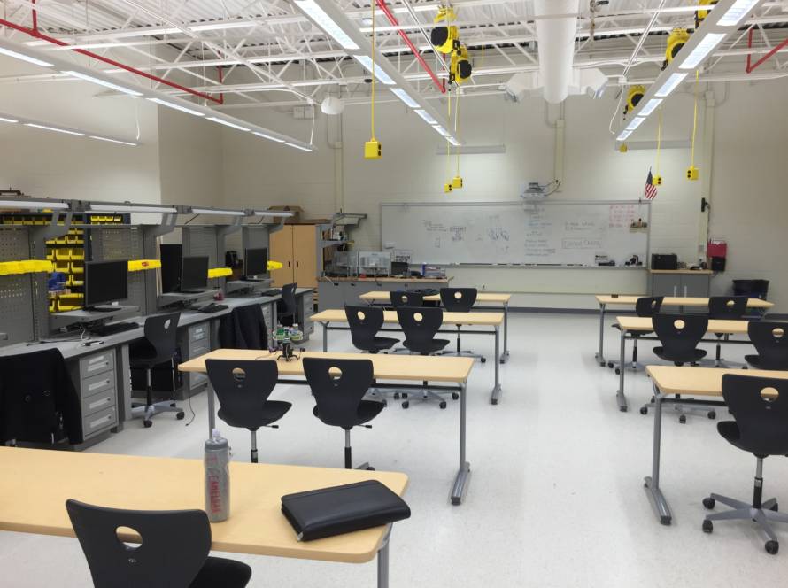 Thomas Jefferson High School robotics lab