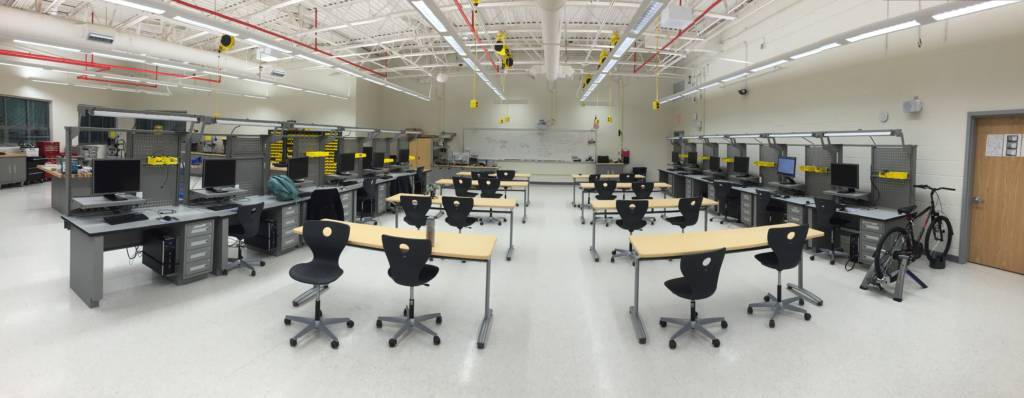 Thomas Jefferson High School robotics lab