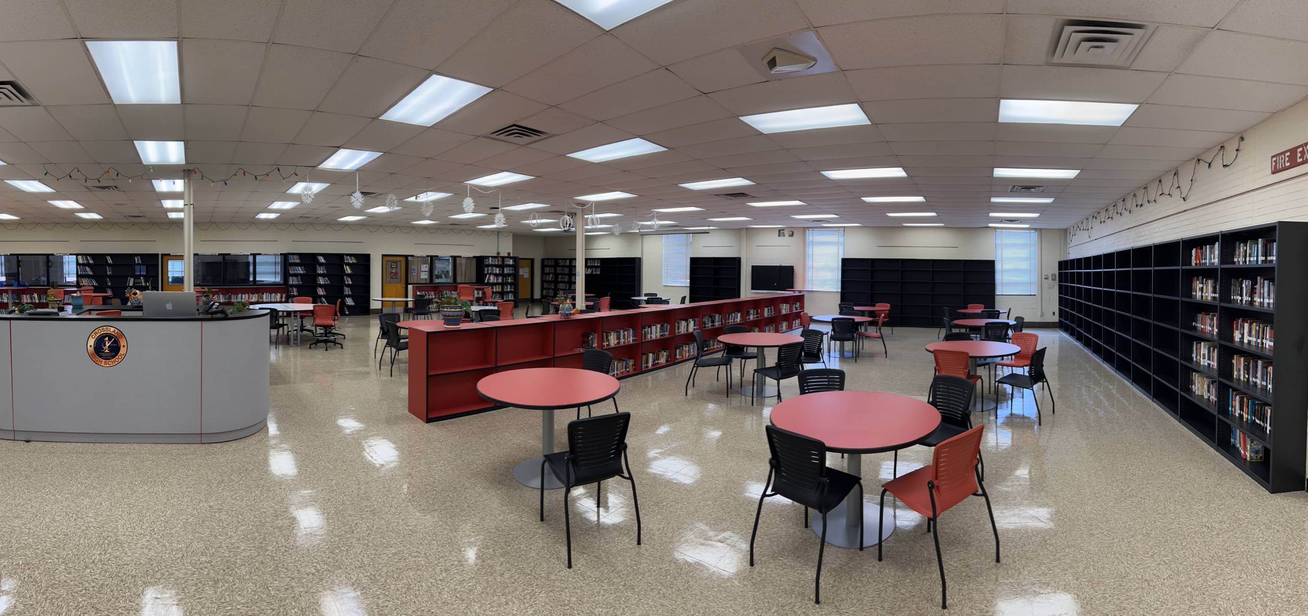 Crossland High School media center