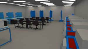 Loudoun campus Trainer Room rendering