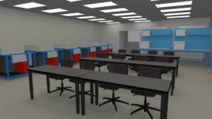 Loudoun campus Trainer Room rendering