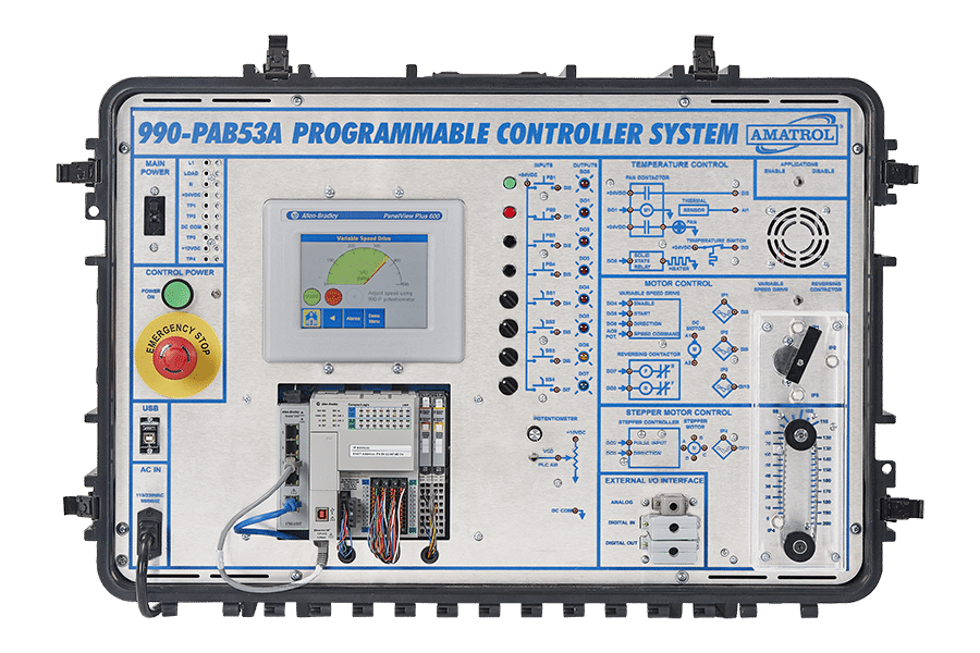 Portable PLC Troubleshooting Training | Allen-Bradley CompactLogix L16 Programming
Learning System: 990-PAB53AF