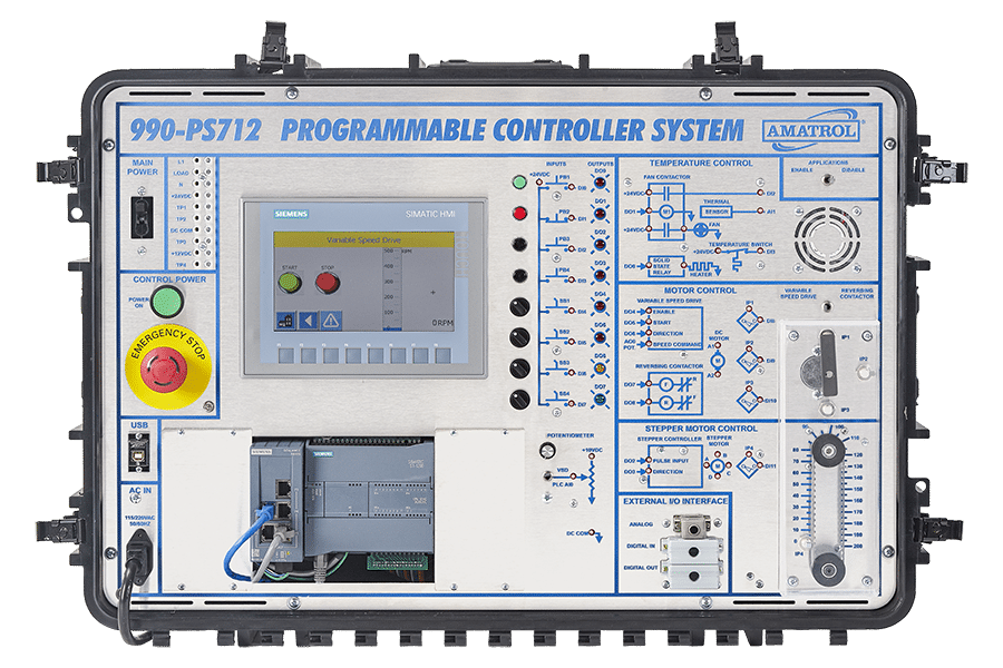 990-PS712F Portable PLC Troubleshooting Training | Siemens S71200 Programming