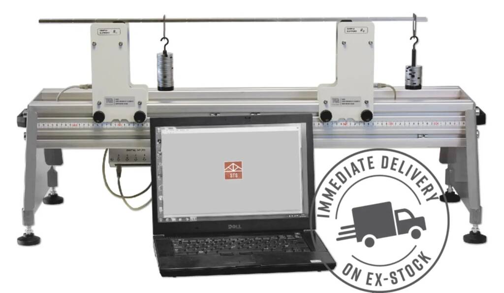 Industrial manufacturing machine with a laptop at the front and a large 'Immediate Delivery On Ex-Stock' watermark overlapping the right side.